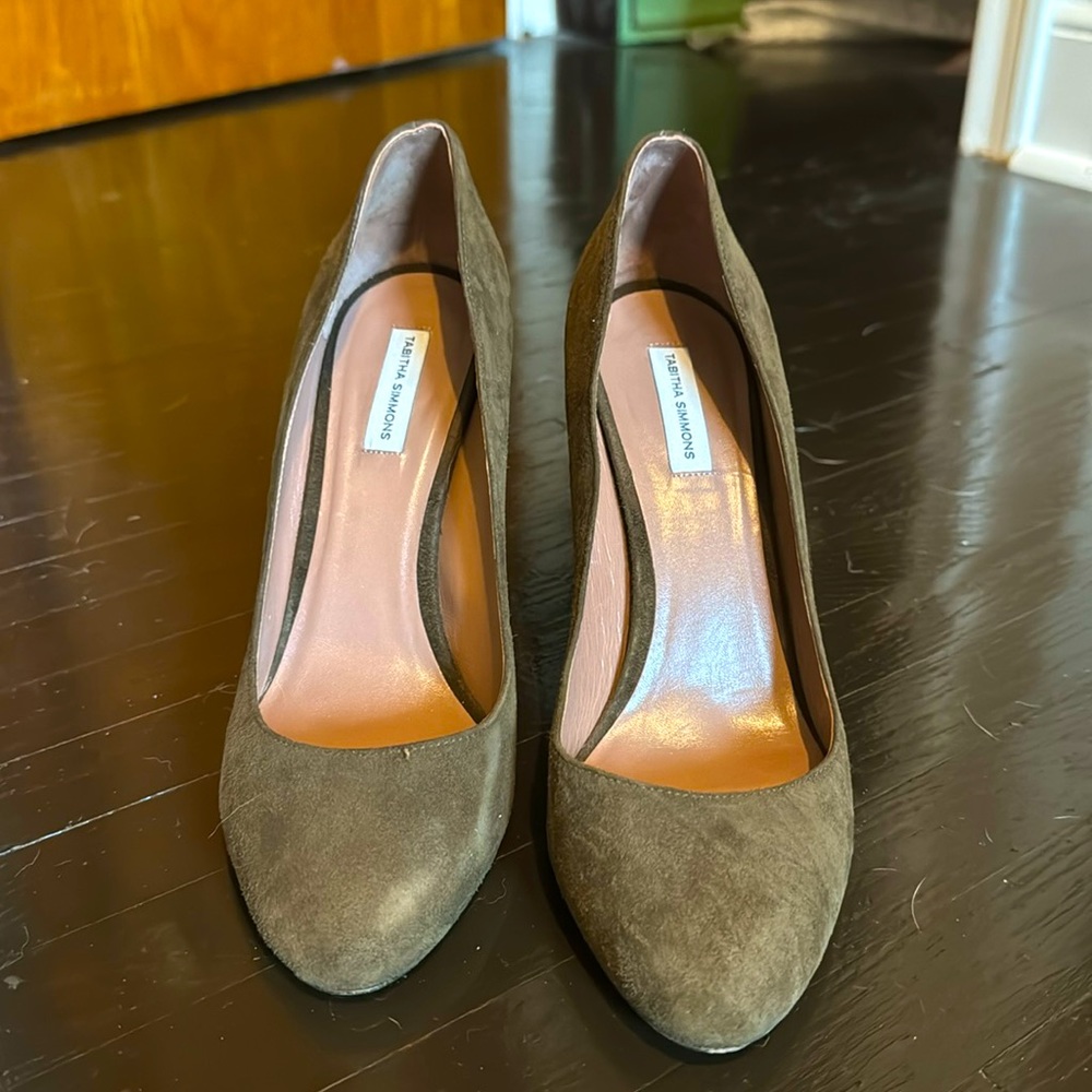 Tabitha Simmons Suede Block Heel
